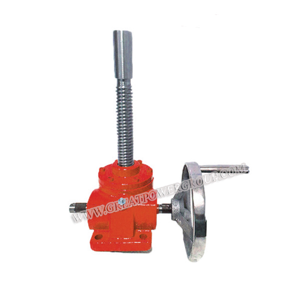 Worm Screw Jack With Hand Wheel